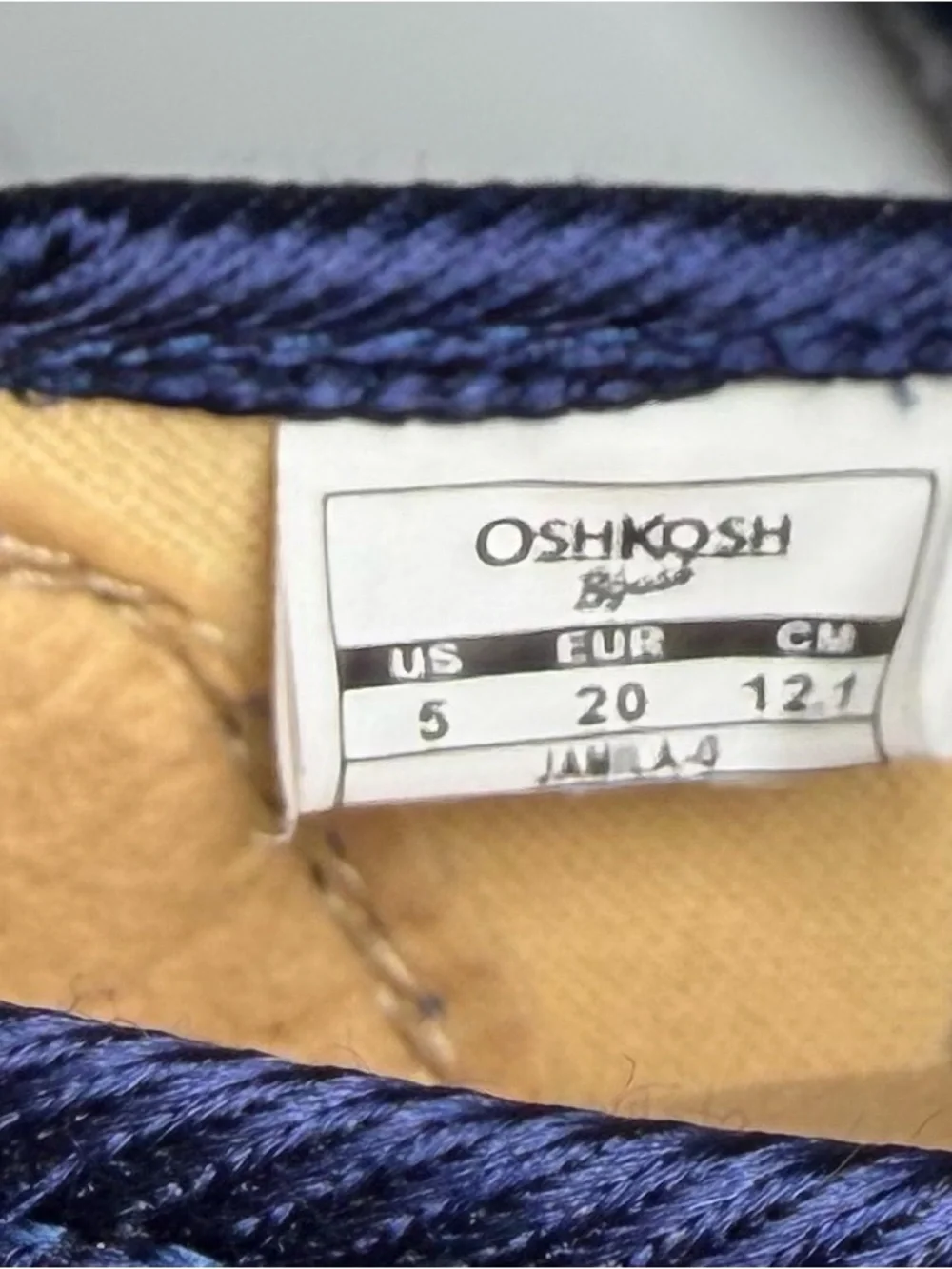 OshKosh B'gosh Navy Glitter Mary Jane Flats